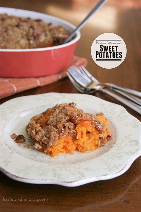 Preheat oven to 350 degrees f (175 degrees c). Pioneer Woman's Sweet Potatoes | Recipe | Thanksgiving ...