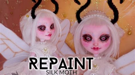 Repaint Silk Moth Ever After High Bunny Blanc Ooak Custom Doll