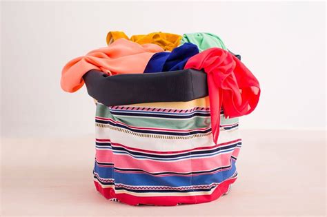Get Organized With Slouchy Diy Fabric Buckets Diy Fabric Make Your