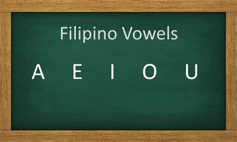 Filipino Vowels Learning Filipino