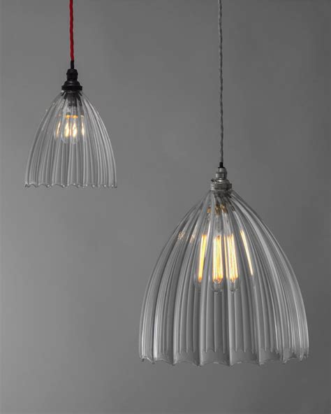 Ribbed Glass Ceiling Lights Tate Classic Ribbed Glass Pendant This Ribbed Glass Pendant