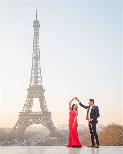 Dancing Couple Photo At Eiffel Tower Trocadero Paris Couple Paris