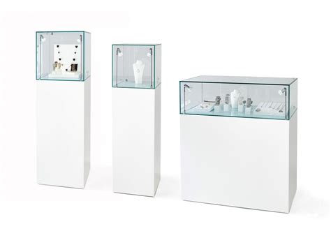 Glass Display Cabinets Exhibition Plinths
