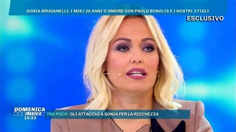 Sonia Bruganelli A Domenica Live Il Video