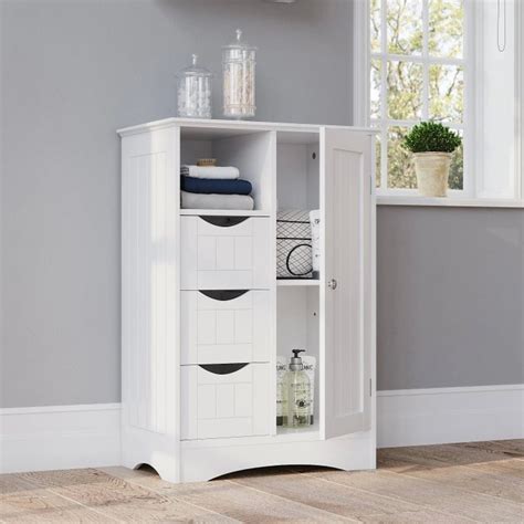 Our furniture category offers a great selection of bathroom furniture and more. Free-Standing Bead Board Cabinet With Drawers | Best ...