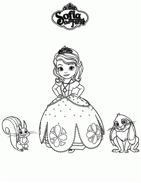 Get This Printable Sofia The First Coloring Pages Online 36049