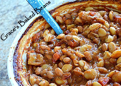 Make sure that there is twice as much water as beans because they will swell up. Big Rigs 'n Lil' Cookies: Grace's Baked Beans