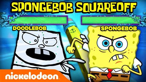 Spongebob Fights Patrick Doodlebob And More With Healthbars