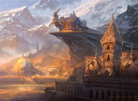 Mountain Mtg Art From Magic Origins Set By Noah Bradley Art Of Magic