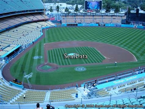 Seat View From Reserve Section 8 At Dodger Stadium Los Angeles Dodgers