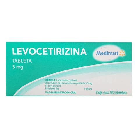 Levocetirizina Medimart Mg Caja Con Tabletas Walmart