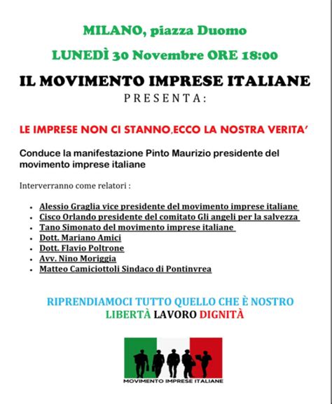 I'm a professor in the department of economics at the university of california, irvine. MANIFESTAZIONE IN PIAZZA DUOMO A MILANO - Comicost