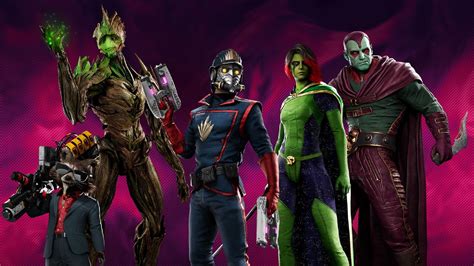 Guardians Of The Galaxy Game Outfits List All The Outfits For The