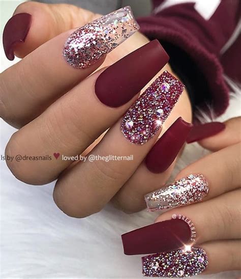 Burgundy nail color can be used in any nail designs, you can have coffin nails, square nails, ovel nails or even stiletto nails. Pin on Easy DIY New Looks for Summer Nails