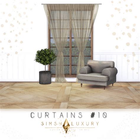 Curtains 10 Sims4luxury On Patreon Sims 4 Sims 4 Cc Furniture