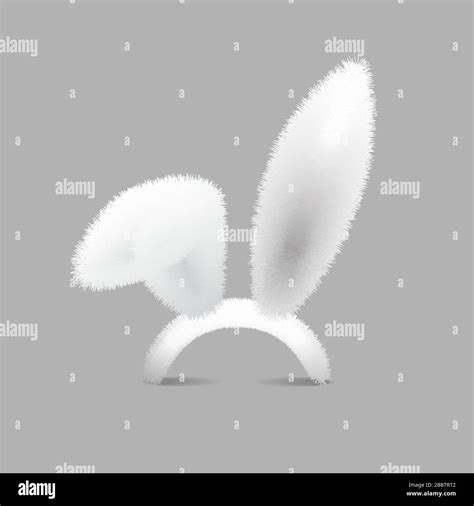 Vector Realistic Rabbit Ears Stock Vector Image And Art Alamy