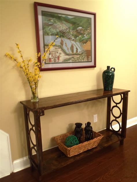 Complete your living room with unique and modern side and accent tables. Narrow Console table | Ana White