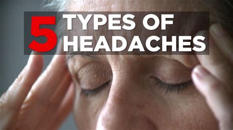 5 Types Of Headaches Health YouTube
