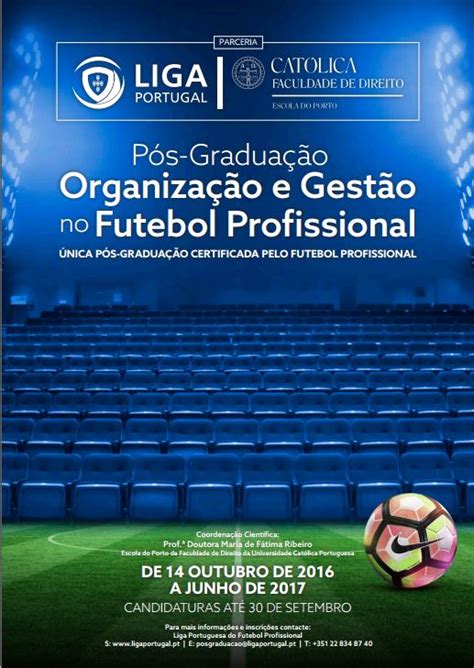 Tudo o que precisa de saber sobre as competições profissionais de futebol em portugal pode encontrar aqui! Sessão de Apresentação da Pós-Graduação em Organização e ...