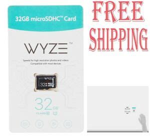 Using an sd card with your wyze cam v3 allows you to store recorded footage directly to the card and enables continuous recording. Wyze Micro SD Cards Labs Expandable Storage 32GB MicroSDHC Class 10 Camera NEW | eBay