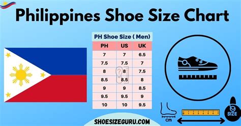 Philippines Shoe Size Conversion Chart Us Uk Euro
