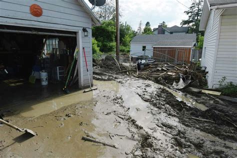 Floods Hit Reeling Hoosick Falls Other Rensselaer County Towns