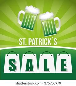 Saint Patricks Sale Design Stock Vector Royalty Free 375750979