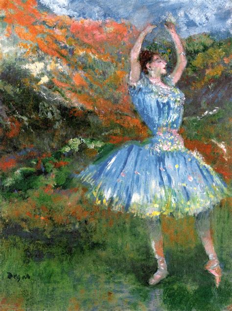 The Athenaeum Blue Dancer At The Ballet Edgar Degas Edgar