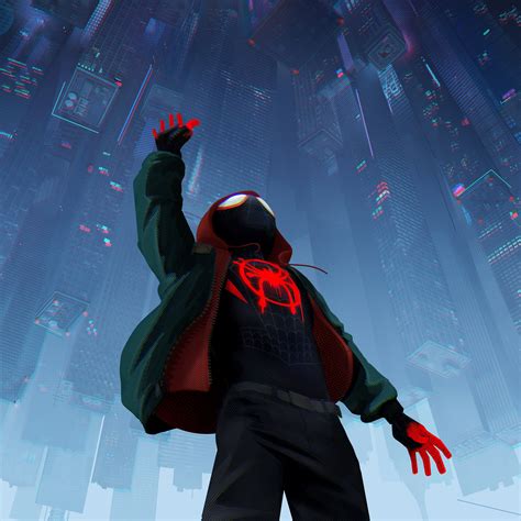 2048x2048 Spider Man Into The Spider Verse 2018 Official Poster Ipad