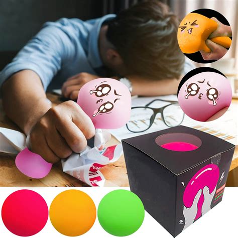 Creative Big Size Pinch Toy Powder Filling Ball Shape Vent Decompression Toy Sensory Funny
