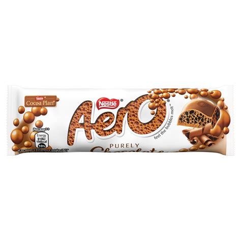 Aero Bubbly Milk Chocolate Bar 36g Pack Of 24 British Chocolate Factory