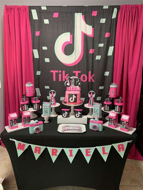 Tik Tok Birthday Party Ideas | Photo 2 of 13 | 13th birthday party