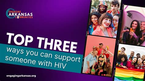 top three ways you can support someone with hiv