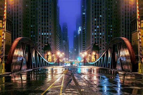 Chicago Illinois The City Of Bridges Wallpaper Architecture