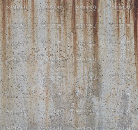 Rusty Leaking Grunge On Flat Concrete Wall Top Texture