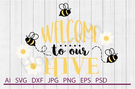 Bee Svg Bee Dxf Cuttable File By Hopscotch Designs Thehungryjpeg