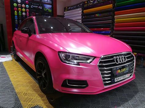 Another great thing about a wrap is that when you do remove the vinyl. Pink Matte Metallic Wrap