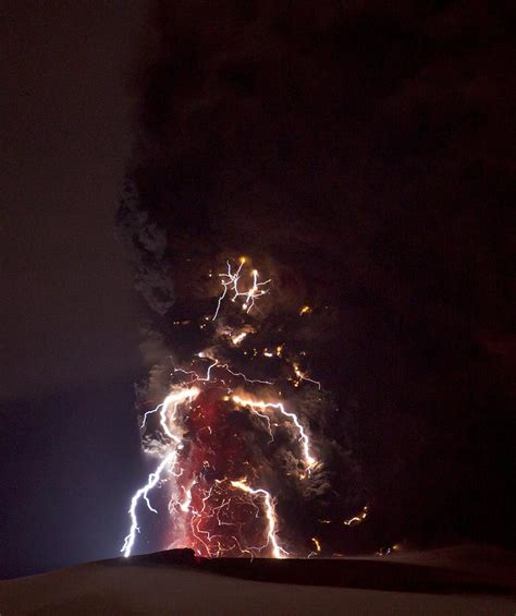 Volcanic Lightning Iceland April 2010 Photograph By Olivier Vandeginste
