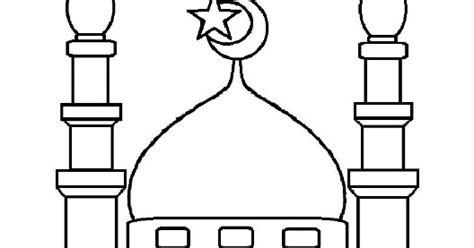 Gambar sketsa masjid sederhana nampak seperti masjid biasa yang kecil. Kumpulan Contoh Gambar Sketsa Masjid Sederhana - Informasi ...