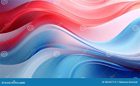 Abstract Blue And Red Wave Background Background Concept Stock Image
