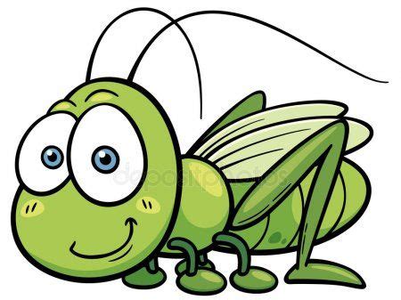Vectores De Stock De Cartoon Grasshopper Ilustraciones De Cartoon