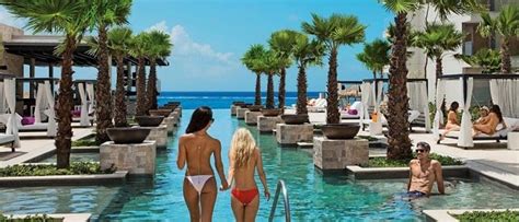 Breathles Riviera Cancun Topless Pool All Inclusive Honeymoons Inc