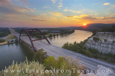 360 Bridge Summer Sunset 3 Austin Texas Images From Texas