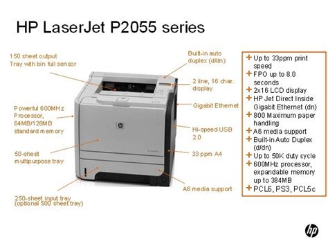 هذا هو تعريف طابعة hp laserjet p2055 المتوفر من موقع اتش بي الرسمي. HP LaserJet p2055d Toner Printer | eBay
