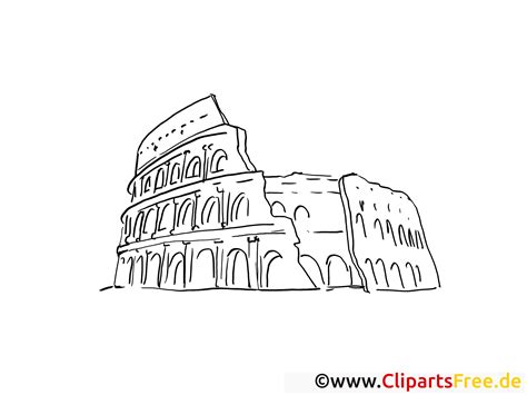 Dibujo De Coliseo De Roma Para Colorear