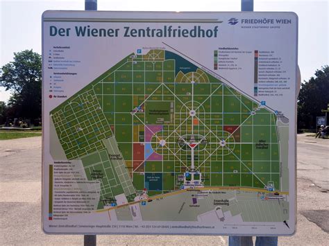 Zentralfriedhof Wien Plan