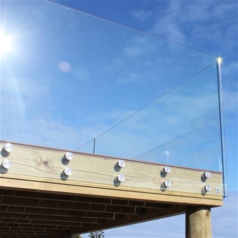 Exterior Handrail Designs Standoff Glass Balustrade Balcony Railings