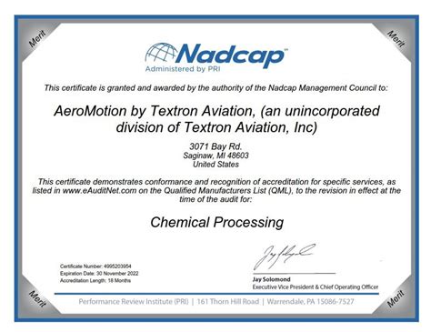 Quality Management System Aeromotion By Textron Aviation
