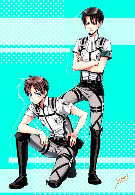 Anime 700606 Levi Riren And Rivaille X Eren On