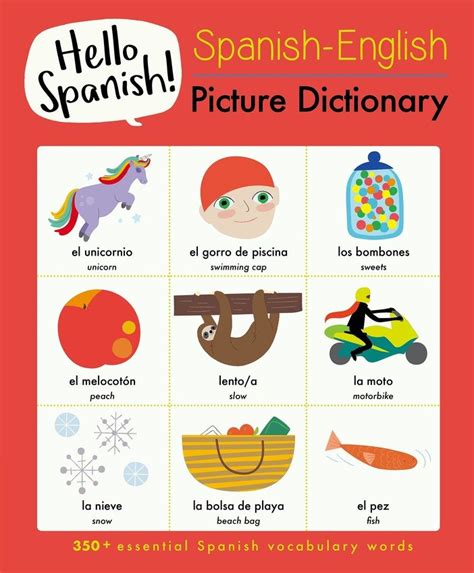 Spanish English Picture Dictionary Hello Languages